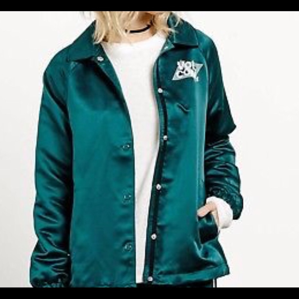 Volcom Team Jacket in Emerald Green